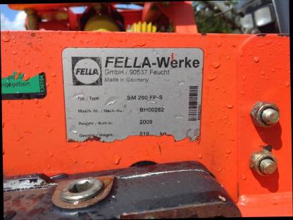 Fella Scheiben-Frontmähwerk Seitenverschub SM260 FP-S