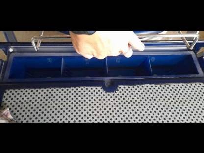 Bild 4:Schreibtisch blau und grau