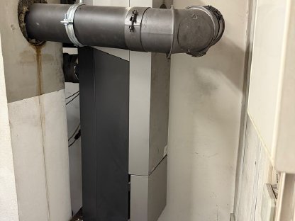 Bild 4:Hackschnitzelheizung Guntamatic Powerchip 100 + Filter