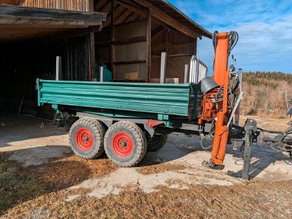 Müller Mitteltal Kipper Rückewagen Anhänger Atlas EDU/TA