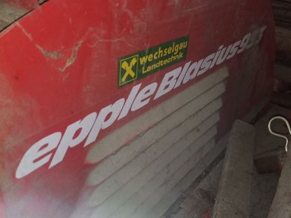 Bild 2:Gebläsehäcksler Epple Blasius 933