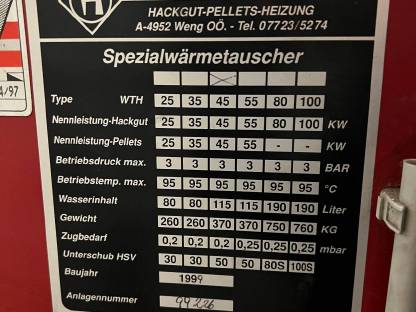 Bild 3:Hargassner Hackgutheizung WTH 45 kW
