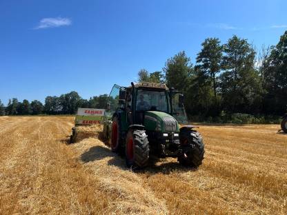 Bild 3:Stroh Kleinballen