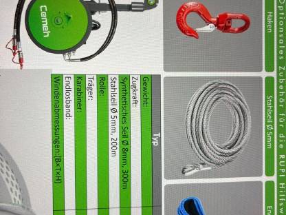 Bild 4:Hilfsseilwinde