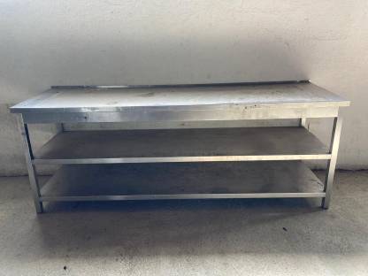 Bild 2:Werkbank Edelstahl