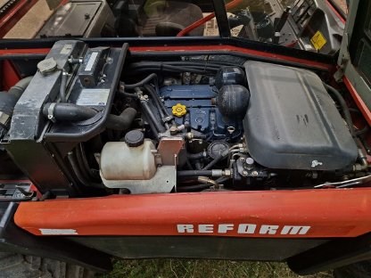 Bild 4:Reform Metrac H6S mit Mörtel Mähwerk, Aebi, Sauerburger, Traktor