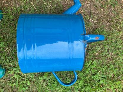 Bild 5:Gießkanne antik Emaille