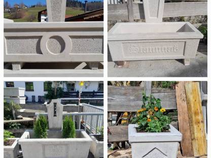 Bild 8:Wassertrog, Weidetrog, Blumentrog, Betontrog, Tröge