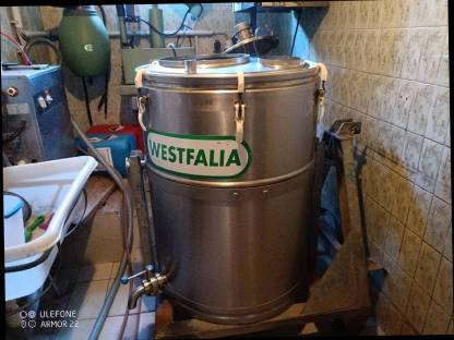 Bild 2:Milchkühler mit Tank Westfalia