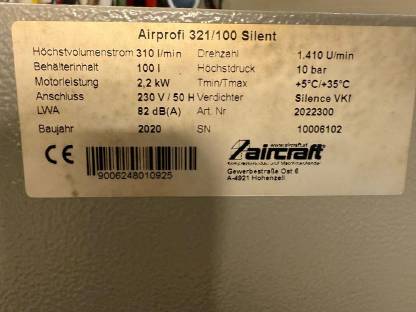 Bild 3:Kompressor Airprofi 321/100 Silent