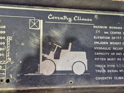Bild 2:Gabelstapler ca. 3 t Coventry Climax