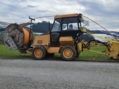 Vermeer Case Kabelpflug-Arbeiten Vibrationspflug