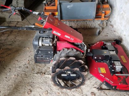 Köppl 512 Motormäher inkl. Mähbalken, Mulcher, Schneefräse
