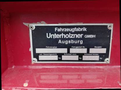 Bild 7:Unimog 1650 mit Nachläufer