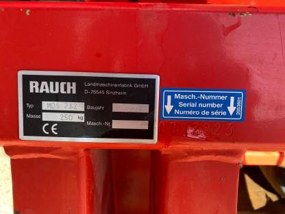 Bild 9:Rauch MDS 732R Mineraldüngerstreuer