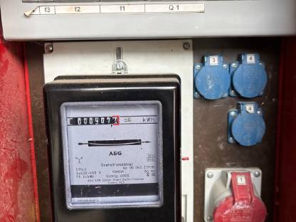 Bild 2:Verteilerkasten Baustromkasten