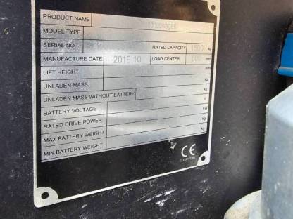 Bild 5:Toyota 7FBMF25 2,5 t Elektrostapler