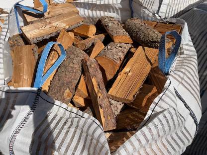 Bild 4:120 Schüttraummeter ofenfertiges Fichten-Brennholz