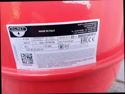 Bild 2:Ausdehnungsgefäß Zilmet