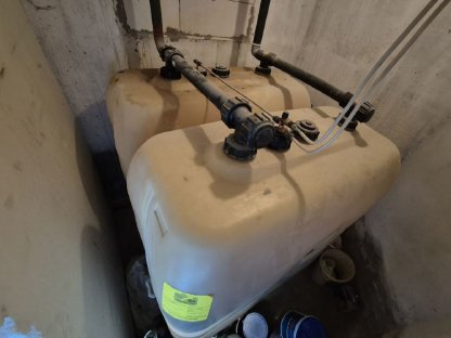 Dieseltank Öltank 2x1.500 l