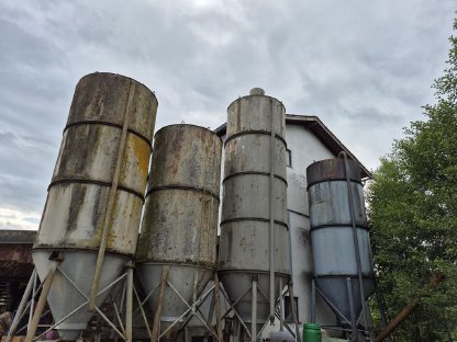 Silo Futtersilo Förderschnecke Förderband