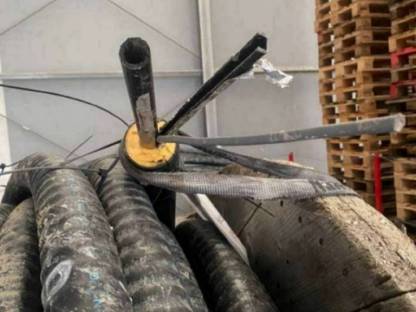 Bild 2:Wasserschlauch mit Begleitheizung