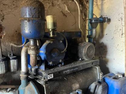 Bild 9:Rohrmelkanlage, Kühlung, Milchtank