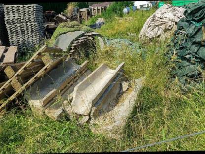 Betonrinnen gratis abzugeben – Selbstabholung