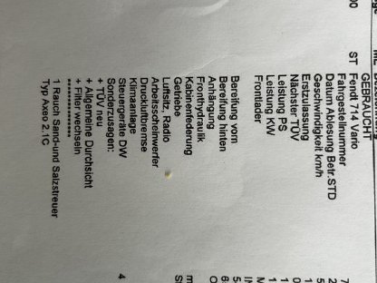 Bild 3:Fendt Favorit 714 Vario mit Frontlader MX12