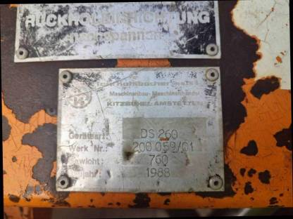 Bild 3:Kahlbacher Schneepflug DS 260