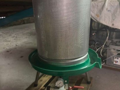 Hydraulische Obstpresse