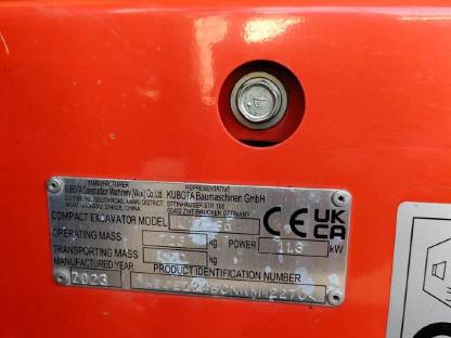 Bild 3:Minibagger Kubota U17-3a