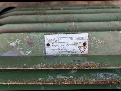 Bild 4:Elektromotor Elin 5,5 kW