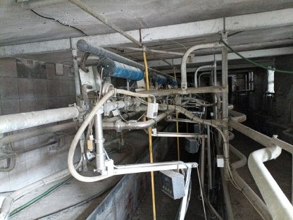 Bild 9:Flaco Fischgrätenmelkstand Doppel 8er Swing Over