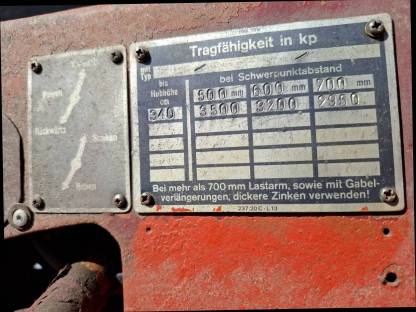 Steinbock Stapler 4 Tonnen