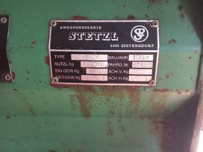 Bild 6:Verkaufe Stetzl Drei-Seiten-Kipper