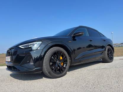 Audi Etron Sportback Black Edition, Werksgarantie bis 9.2027