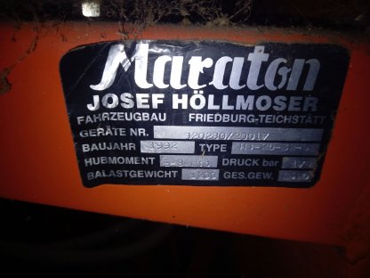 Bild 3:Verkaufe Heukran Maraton