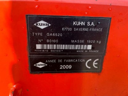 Bild 4:Kuhn Seitenschwader GA6520
