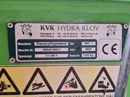 Bild 2:KVK Klauenpflegestand