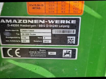 Bild 3:Amazone D9 3000 Super