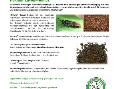 Bild 2:Hermi's Larvenhumus - Insektendünger