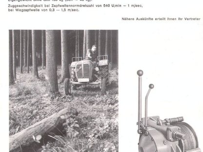 Bild 3:Steyr Traktor Seilwinde Original