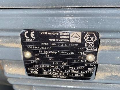 Bild 7:Explosionsgeschützte Absaugung VEM