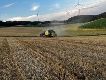 Bild 5:Stroh Ernte 2025