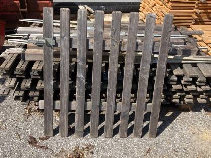 Bild 2:Gartenzaun aus Lärche