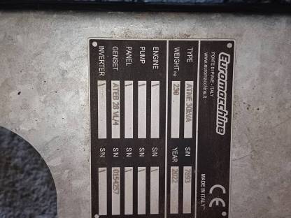 Bild 7:Notstromaggregat Zanardi