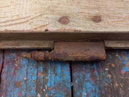 Bild 6:Alte Holztür Deko Balkon Terrasse