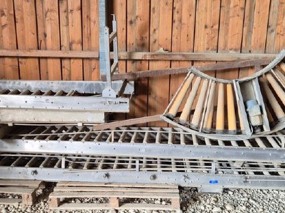 Rollbahn, Laufrollen, Zuführrollen mit und ohne Motor