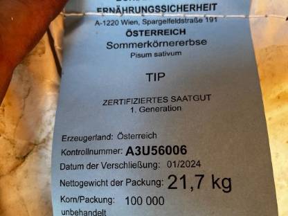 Bild 2:Erbsen